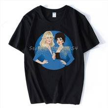 Frenemies Tshirt Linda Evans Joan Collins Krystle Carrington Alexis Warrington Dynasty Tv Camp Classic T-shirt Men Cotton Tshirt 2024 - buy cheap