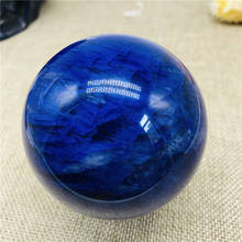 60mm natural quartz crystal blue melting crystal ball handicraft living room decoration 2024 - buy cheap