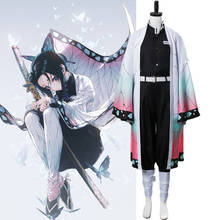 Demon Slayer: Kimetsu no Yaiba Kochou Shinobu Full set Cosplay Costume Halloween Cosplay Outfits for Female 2024 - buy cheap