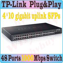 Plug&Play Steel 48 Ports Desktop 10 Gigabit 10000Mbps Switch Ethernet Network Switch LAN Hub Full or Half duplex Exchange Switch 2024 - buy cheap