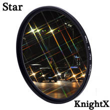 KnightX Star Line 4 6 8 Star Camera Lens Filter For canon sony nikon 1200d 200d 24-105 d80 700d d5100 dslr 60d 52mm 58mm 67mm 2024 - buy cheap