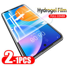 1-2PCS Hydrogel Film For Huawei P Smart 2021 Screen Protector Hydrogel Protective Film For huawei p smart 2021 screen film 2024 - buy cheap