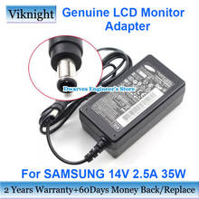 Genuine 14V 2.5A 35W LCD Monitor screen ac Power Adapter For SAMSUNG LS27D360 E227454 A3514 DHS A3514_DPN SA300 Monitor Charger 2024 - buy cheap