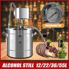 New 12/20/40L Distiller Home Alcohol Water Essential Oil Brewing Kit Stainless Steel Boiler Copper 2024 - buy cheap