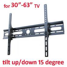 Steel 60kg 600X400 tv WALL MOUNT bracket 30-63 tilt down wall mount for tv support angle adjustable metal bracket 2024 - buy cheap