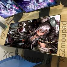 XGZ Anime Custom Large Gaming Mouse Pad Black Lock Edge Cute Girls Frontline Computer Table Mat Natural Rubber Coaster Non-slip 2024 - buy cheap