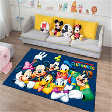 Tapete infantil com estampas de desenho animado, disney, mickey mouse, para quarto, cozinha, interior, banheiro, presente, meninos, meninas 2024 - compre barato