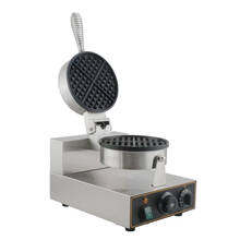Máquina de waffle elétrica comercial com placa de ferro fundido. frete grátis., forno, bolha, waffle. 2024 - compre barato