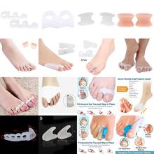 1 Pair Toe Silicone Bunion Guard Foot Care orthopedic Toe Separators Finger Toe Separator Correction Pad Foot Care Tool 2024 - buy cheap