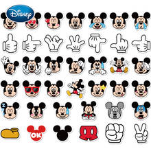 Disney 40pcs Cute Mickey Sticker Cartoon Mickey Sticker Water Cup Notebook Phone Waterproof Decoration Sticker 2024 - buy cheap