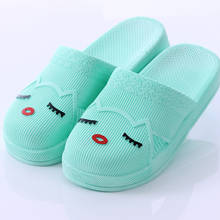 Women's Summer Slippers Bathroom Non-Slip Home Slippers PVC Soft Wear-Resistant Women Slippers Indoor 2024 - buy cheap