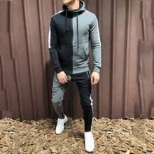 New Men Sets Fashion Autumn Spring Sporting Suit Sweatshirt Sweatpants Mens Clothing 2 Pieces Sets Slim Tracksuit 2024 - buy cheap