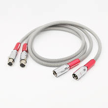 VX09001 аудио посеребренный hifi XLR аудио кабель 1 м 1,5 м 2 м 2024 - купить недорого