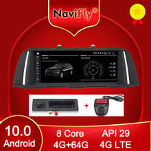 NaviFly-REPRODUCTOR Multimedia para coche, pantalla IPS de 10,25 pulgadas, Android 10,0, sistema de navegación GPS, CIC/NBT, para BMW serie 5, F10/F11/520 (2011-2016) 2024 - compra barato