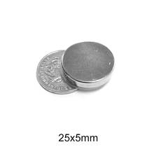 50pcs  25x5-5mm  N35 Super Strong Permanet magnet Round Neodymium Magnet 25*5-5 Rare Earth Magnets Disc25 x 5 mm Hole 5mm 2024 - buy cheap