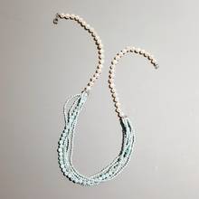 Collar de perlas de agua dulce Lii Ji Larimar, piedra Natural, Plata de Ley 925, chapado en 18K, collar femenino de 44cm, joyería delicada 2024 - compra barato
