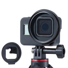 Adaptador de filtro de 52MM para Cámara de Acción GoPro 8, soporte de trípode, anillo de filtro de lente, Kit de accesorios para cámara de acción 2024 - compra barato