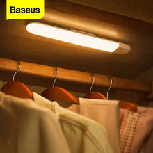 Baseus Under Cabinet Light PIR Motion Sensor Human Induction Cupboard Wardrobe Lamp Smart LED Closet Light For Kitchen Bedroom 2024 - buy cheap