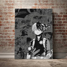 Modern Prints Shoto Todoroki Anime Posters My Hero Academia Canvas Painting Wall Art Pictures Living Room Decoration Home Decor 2024 - buy cheap