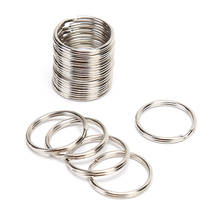 100PCS 12 15 16 20mm Metal DIY Polished Split Ring Keyrings Key Chain Hoop Loop Key Holder 2024 - buy cheap