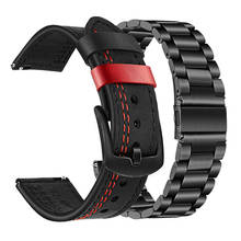 Pulseira para relógio samsung, galaxy watch 46mm/gear s3 frontier/classic, com faixa de 22mm 20mm, samsung galaxy watch active 2, 40mm, 44mm 2024 - compre barato