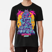 Camiseta de Miami con mascarilla de búho Rasmus, para videojuegos de los 80 años 80 2024 - compra barato