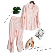 2 pçs conjunto novo conjunto de pijama de enfermagem maternidade pregancy sleepwear lounge roupas para grávidas conjunto de pijama de amamentação manga longa 2024 - compre barato