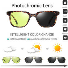 AORON 2020 Fashion Style Polarized Sunglasses Men Driving Discolor Lens Brand Design Sun Glasses Oculos De Sol 2024 - buy cheap
