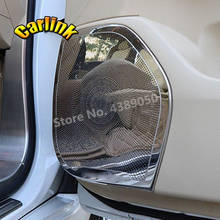 For Toyota Land Cruiser 200 2010-2019 Stainless steel Car Door Horn Front Door Audio Sound Cover Trim Sticker accessories 4pcs 2024 - buy cheap