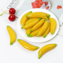 Decorações artificiais de decoração, decoração de modelo de banana de frutas e plástico com miniadereços de decoração 10 tamanhos 2024 - compre barato