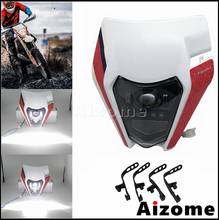 LED Headlight Motorcycle Hi/Lo Bead Front Head Lights For EXC SX XC FE FX TC TE Dirt Bikes Enduro Motocross Dual Sport Headlamp 2024 - buy cheap
