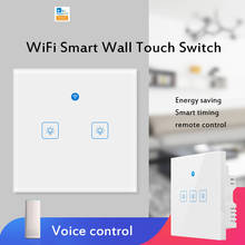 Ewelink wifi interruptor inteligente único fio de fogo interruptor de luz de parede 1/2/3 gang reino unido controle remoto contorl interruptor de voz para alexa/eco