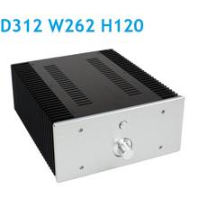 D312 W262 H120 Anodized Aluminum Tube Amplifier PSU Class A Power Supply DAC Chassis Heat Sink Rear Case Home Audio Hi End Shell 2024 - buy cheap