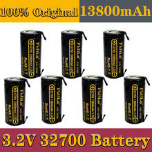 Batería recargable 100% Original 32700 13800mAh 3,2 V, batería profesional de litio, fosfato de hierro con tornillo + hojas de níquel 2024 - compra barato