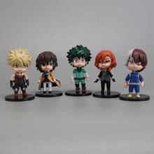 Figuras de acción de my hero academia, lote de 5 unids/lote, figuras de acción de Bungou Stray Dogs, modelo de soporte de PVC, juguete para regalo 2024 - compra barato