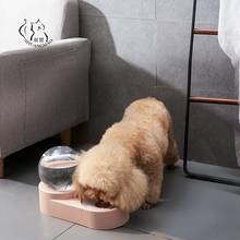 New Bubble Pet Bowls Cat Food Automatic Feeder 1.8L Fountain for Water Drinking Single Large Bowl Dog Kitten Feeding Container 2024 - buy cheap