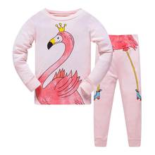 Kid Pajamas Spring Pijama Animal Boys Pajama Set For Girls Autumn Sleepwear Cartoon Home Suit Cat Nightwear Baby Infant Clothes 2024 - buy cheap