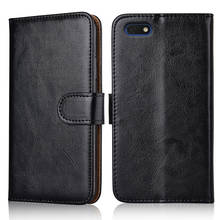 Luxury Flip Book Leather Case for Huawei Honor 7A 5.45'' DUA-L22 Stand Wallet Phone Bags Cover with Strap 2024 - compre barato