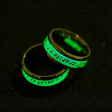 2020 new piano stave luminous luminous ring European and American explosive note jewelry 2024 - buy cheap