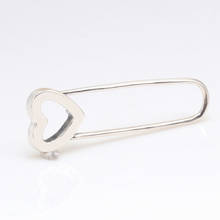 S925 Sterling Silver Heart-shaped Brooch Me Series Safety Brooch 2024 - buy cheap