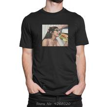 Mia khalifa camiseta masculina, camisa de algodão para verão, casual, de manga curta, com gola em o, camiseta engraçada para homens, camiseta hip hop, harajuku 2024 - compre barato