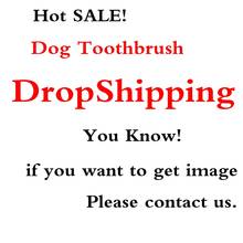 Escova de dentes de silicone para cachorro, escova de dentes para animais de estimação, brinquedo de mastigar para limpar os dentes, produtos de cuidados perfeitos, limpeza da boca 2024 - compre barato
