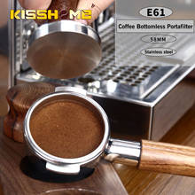 Filtro de café sem portátil para café expresso 58mm, cesta de substituição para exposbar rocket gemconfirme e61, acessórios para máquina de barista 2024 - compre barato