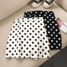 Dots Black  A-line Skirt Ladies Casual 2021 High Street Mini Skirts Womens Sexy Summer Korean Style Short Skirt 2024 - buy cheap