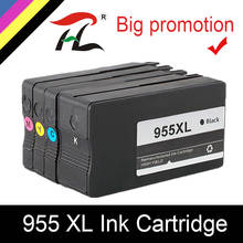 YLC 955 XL совместимый 955XL переработанного чернильного картриджа для hp OfficeJet Pro 7720 7740 8710 8715 8720 8730 8740 8210 8216 8725 принтер 2024 - купить недорого
