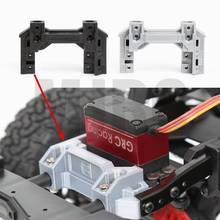 Silver / Black 3D Print Servo Shift Front Bumper Mount for 1/10 RC Automotive Axial SCX10 II 90046/47 Servo Front End 2024 - buy cheap