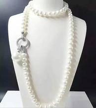 Collar de perlas naturales de agua dulce, 10-11mm, envío gratis 2024 - compra barato