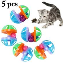 Legendog 5 шт. кошачий мяч набор игрушек креативная пластиковая забавная кошачья интерактивная игрушка колокольчик для кошек товары для домашних животных кошачьи сувениры 2022 - купить недорого