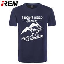 Мужская футболка с принтом REM, летняя футболка из 100% хлопка с дышащим принтом 2024 - купить недорого