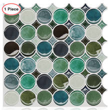 Adesivos impermeáveis autoadesivos para azulejo parede mosaico cozinha autoadesivo descasca e penteado 2024 - compre barato